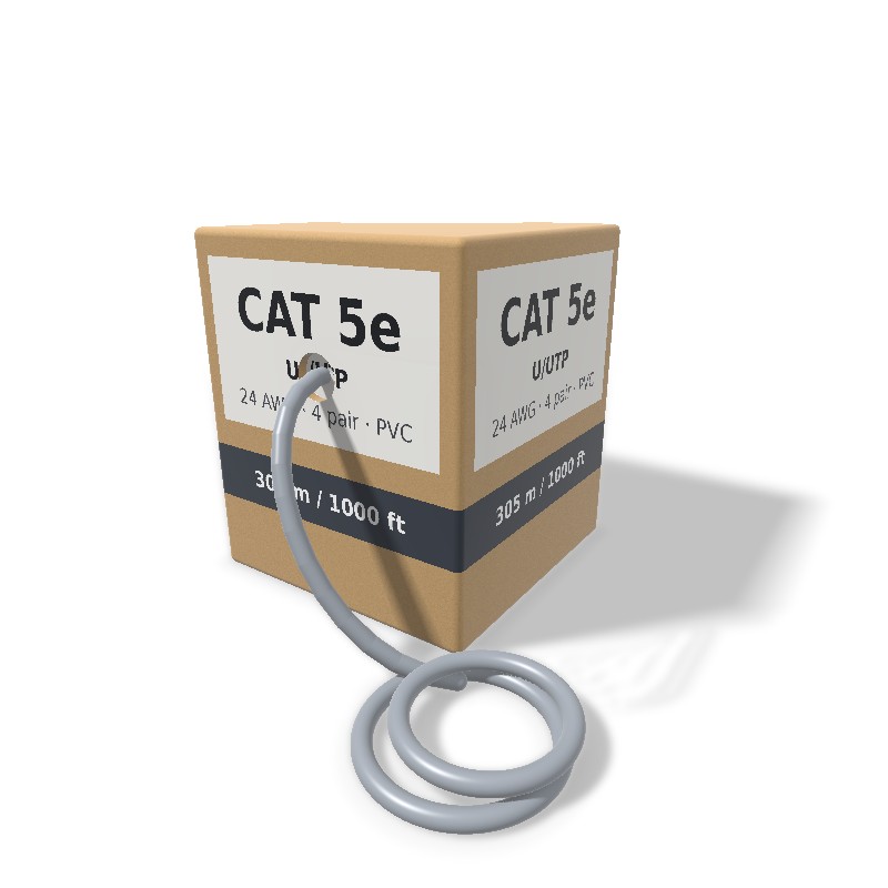 Premium-Line Cat5e U/UTP Cable, 305 m Box (205141115)